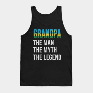 Grand Father Rwandan Grandpa The Man The Myth The Legend - Gift for Rwandan Dad With Roots From  Rwanda Tank Top